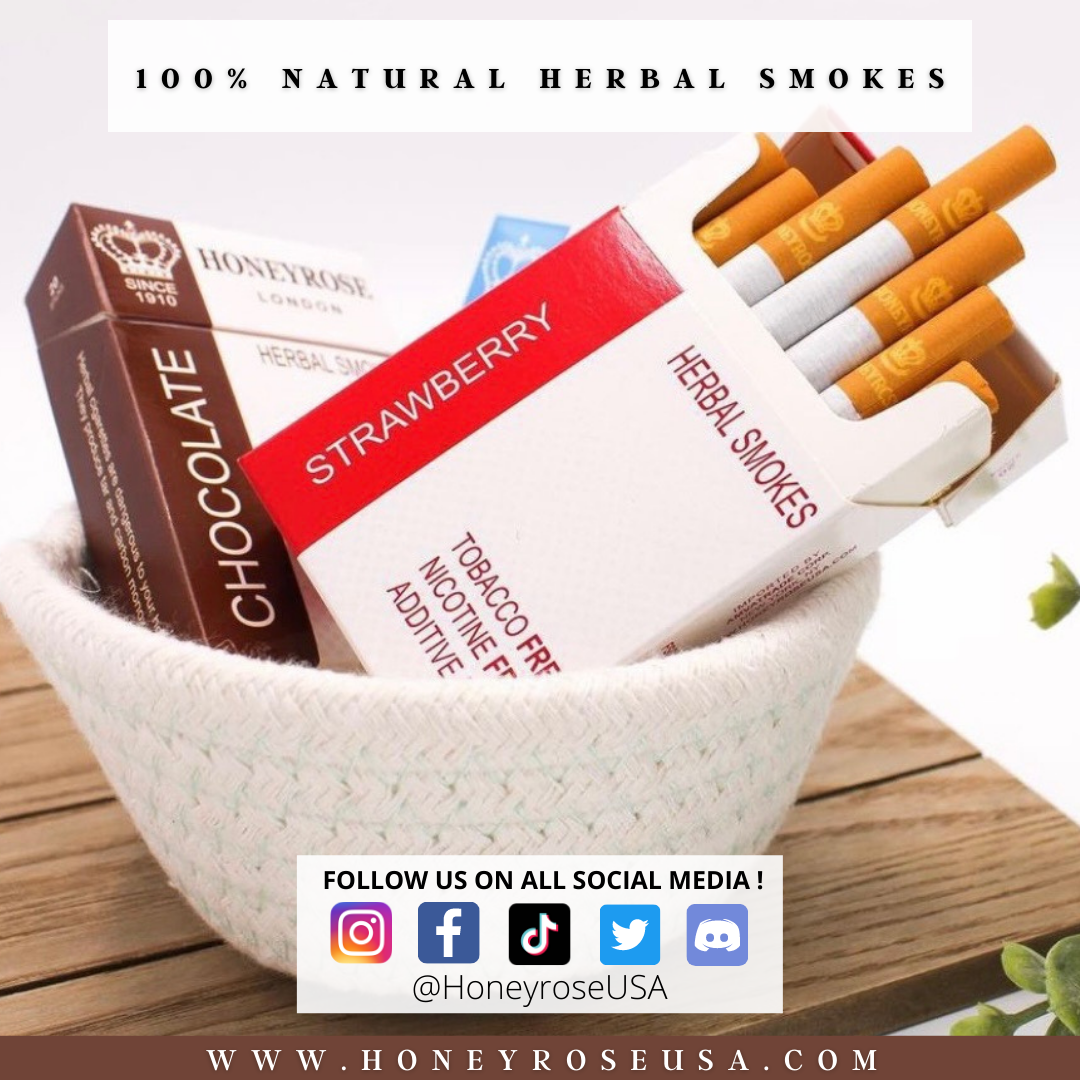 cigarettes that taste like chocolate CHOCOLATE Honeyrose Herbal Cigarettes