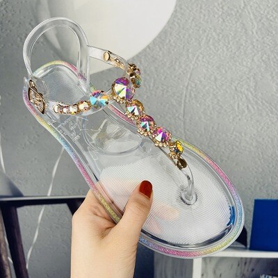 Outdoor Beach Shoe Diamond Jelly Sandals by United Love Nation
