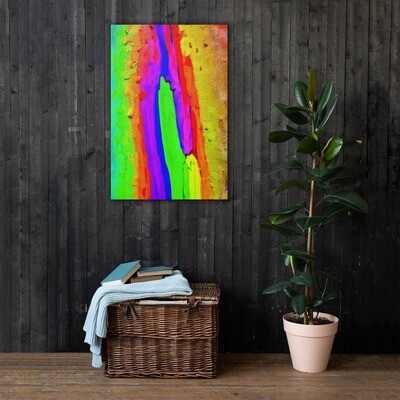 United Love Nation Acrylic Rainbow Abstract - Collection Canvas