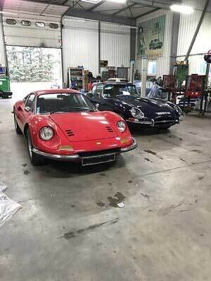 Restauration Ferrari Dino 246 GT 1971