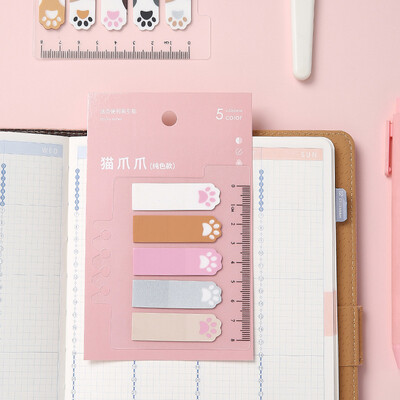 Sticky Note + Mini Ruler (Paw Series)