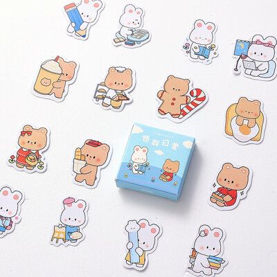 Sticker (Rabbit & Bear)