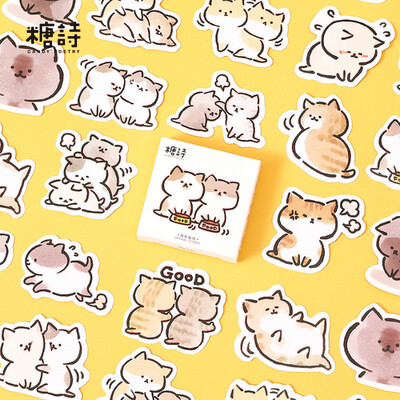 Sticker (Playful Cats)