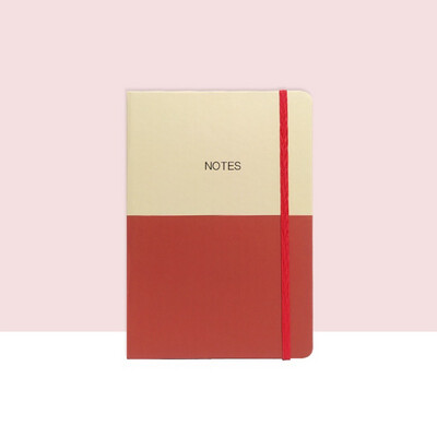 A5 Notebook (Cream & Brown)