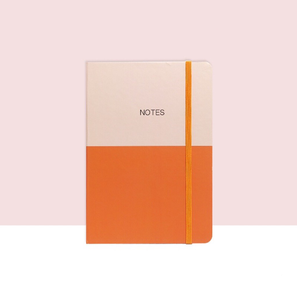 A5 Notebook (Peach & Orange)