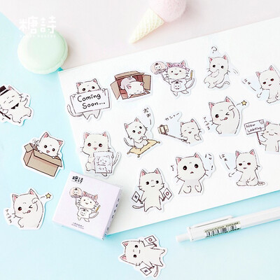 Sticker (White Cat)