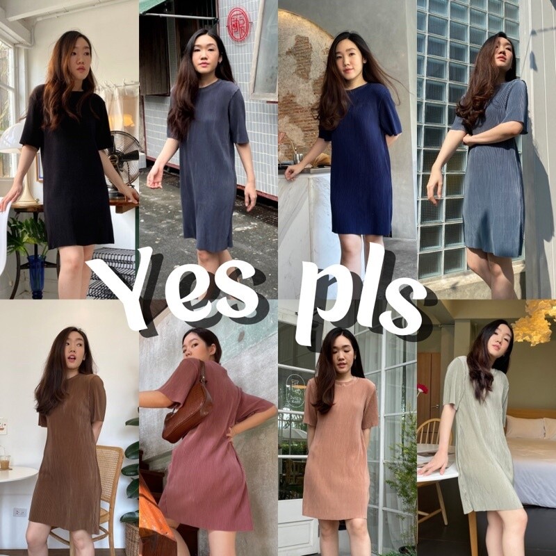 YES PLS DRESS ชุดเดรสพลีท