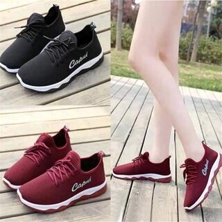 ♦Women&#39;s casual shoes เท้าผ้าใบผู้หญิงรองเท้าลำลองสตรีระบายอากาศได้สไตล์อินเทรนด์