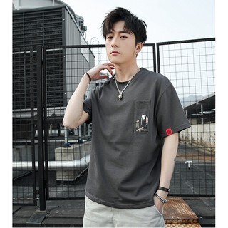 Leoman เสื้อยืดคอกลม แขนสั้น ผ้าเนื้อนุ่ม แฟชั่น รุ่น 9167