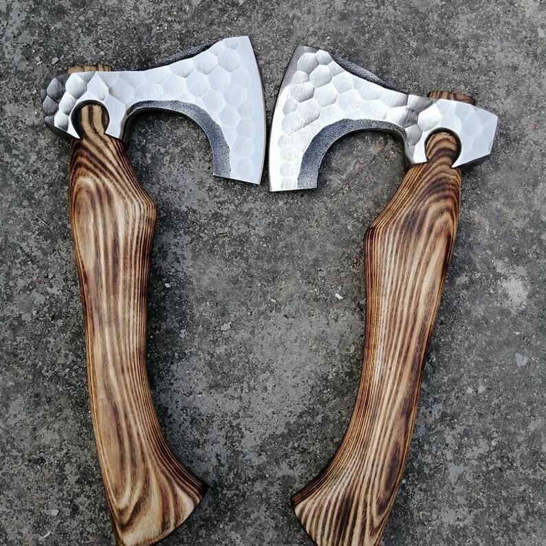 Bushcraft Axe With Fixed Head With Hummer Camping Axe.