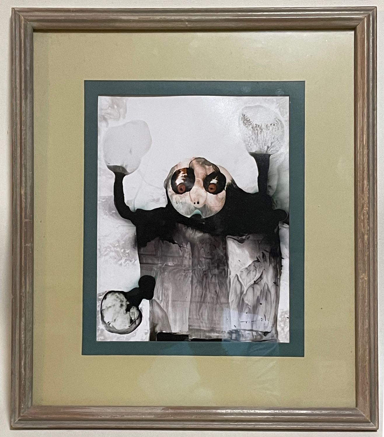 Jose Tonito Original painting on paper.Poker Player.Unique wonderful art.Framed