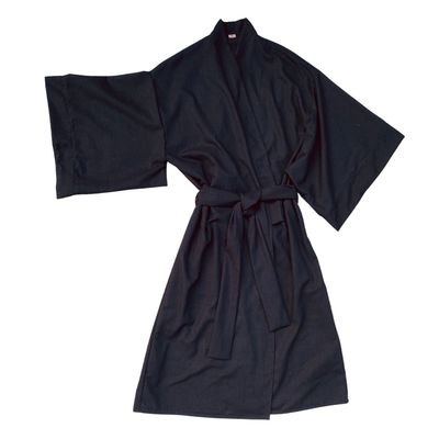 Linen Blend Kimono Style Robe in Various Colours