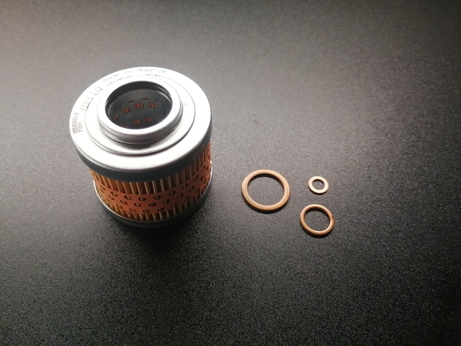 Ölfilter mit 3 Kupferdichtringen