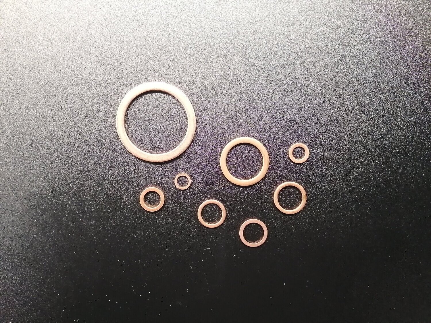 Satz Kupferdichtringe Motor