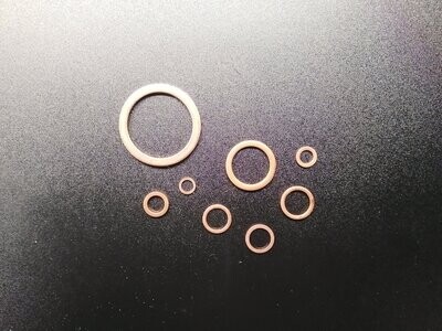Satz Kupferdichtringe Motor