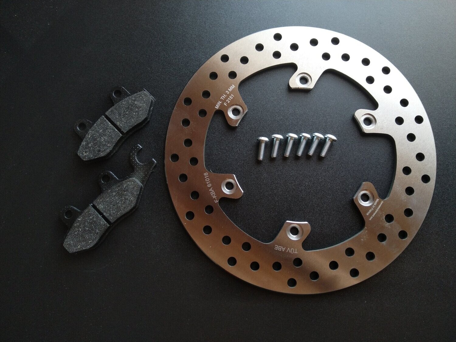 Bremsscheibe hinten RT rund (BITTE LIEFERUMFANG WÄHLEN)