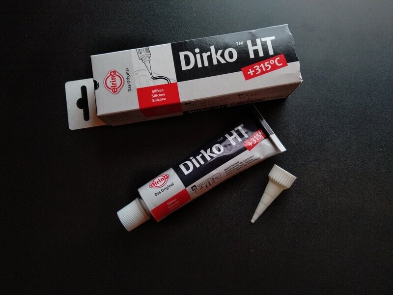 Dichtmasse, schwarz