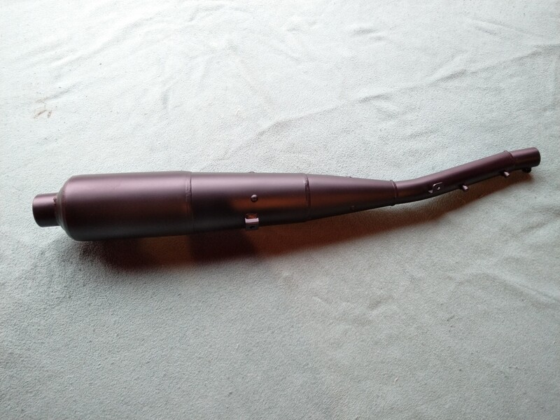 Auspuff schwarz SM SX
