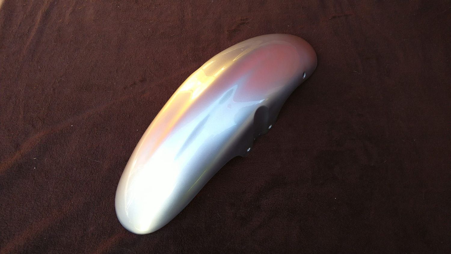 Schutzblech MZ 125 RT, silber, instandgesetzt