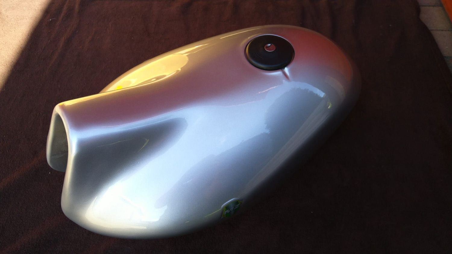 Tank MZ 125 RT, silber, instandgesetzt