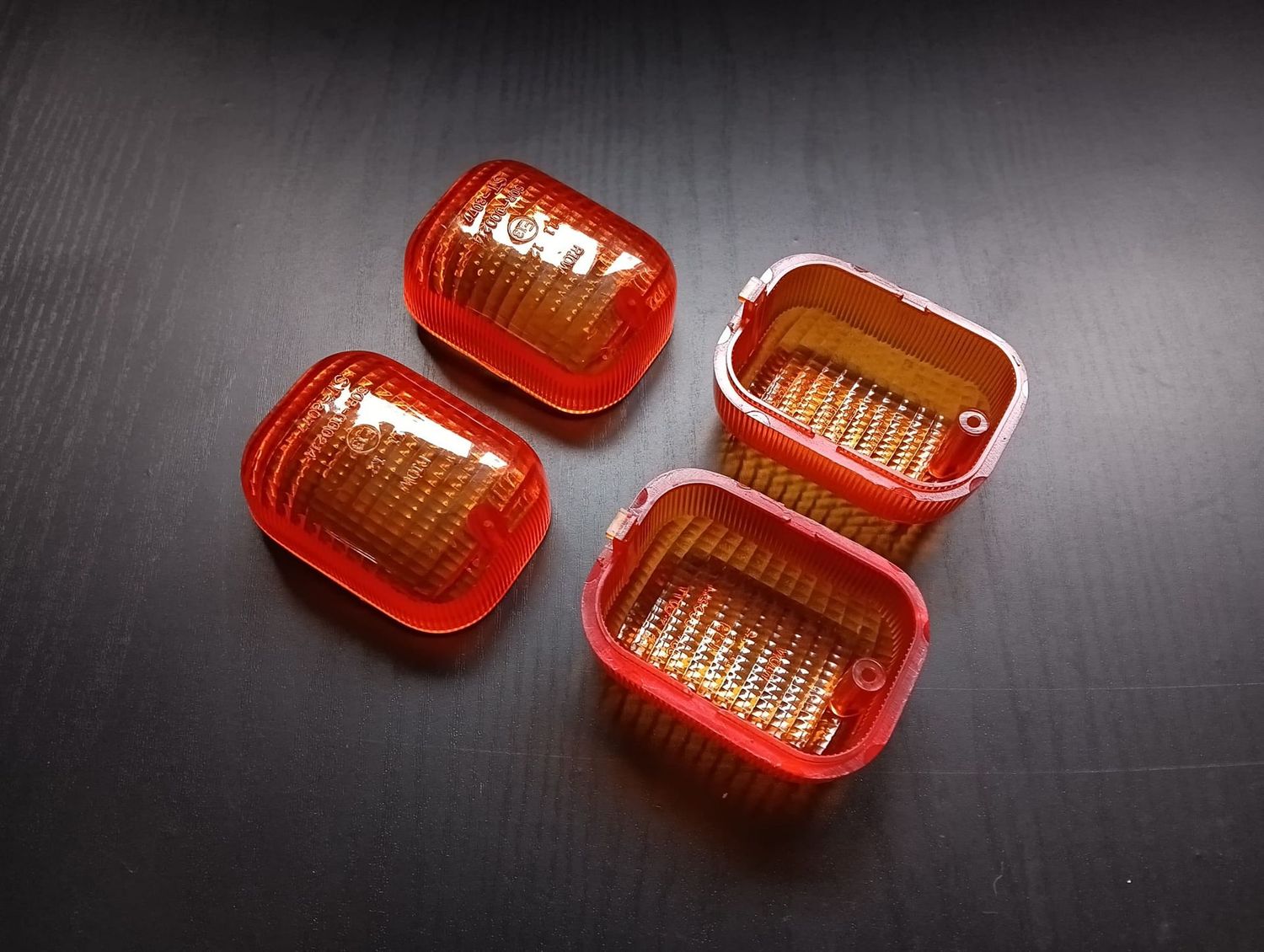 Satz Blinkergläser MZ 125 RT, orange