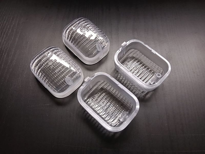 Satz Blinkergläser MZ 125 RT, weiß