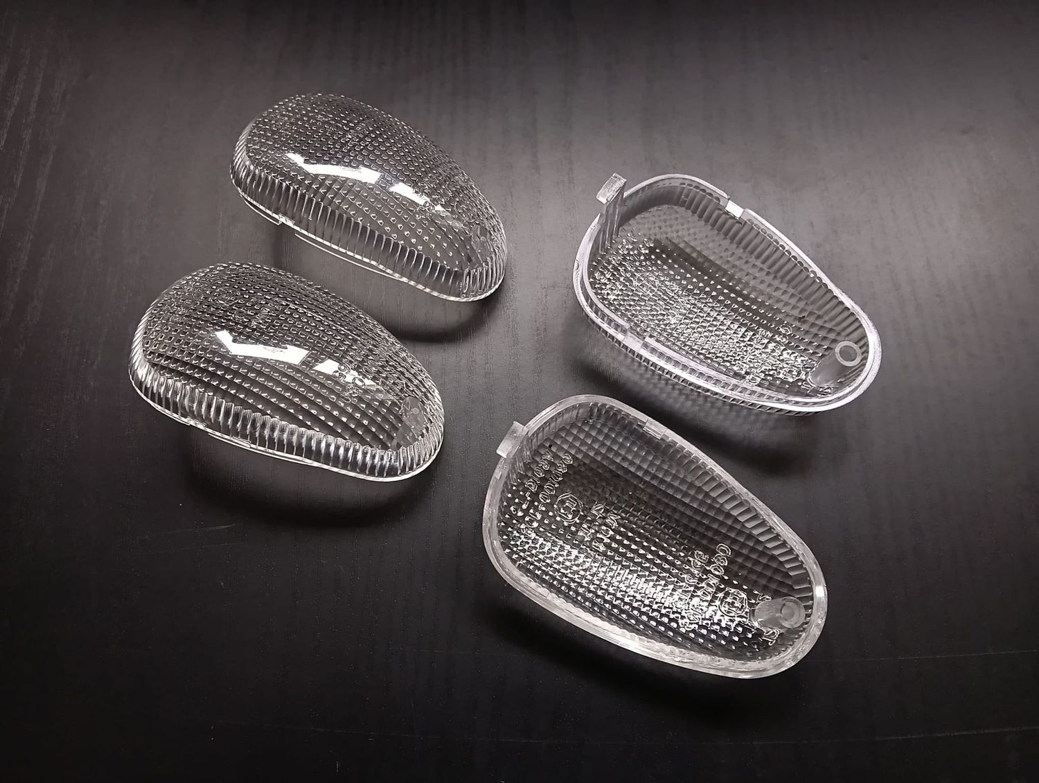 Satz Blinkergläser MZ 125 SM SX, weiß