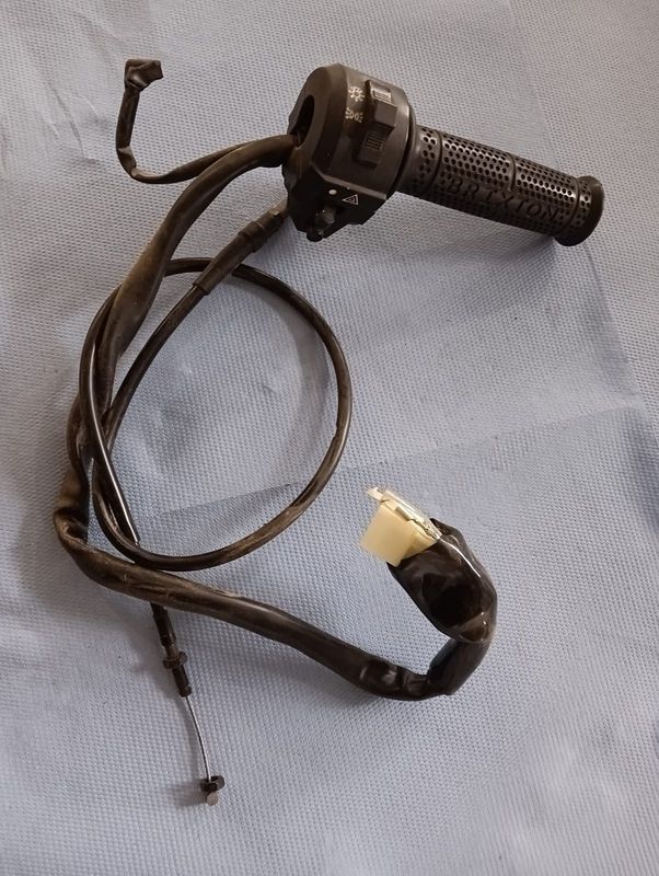 Gasgriff, Starterarmatur, Gaszug Brixton Rayburn 125, gebraucht