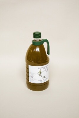 2L de aceite de oliva ecológico extra virgen primera prensa sin filtrar