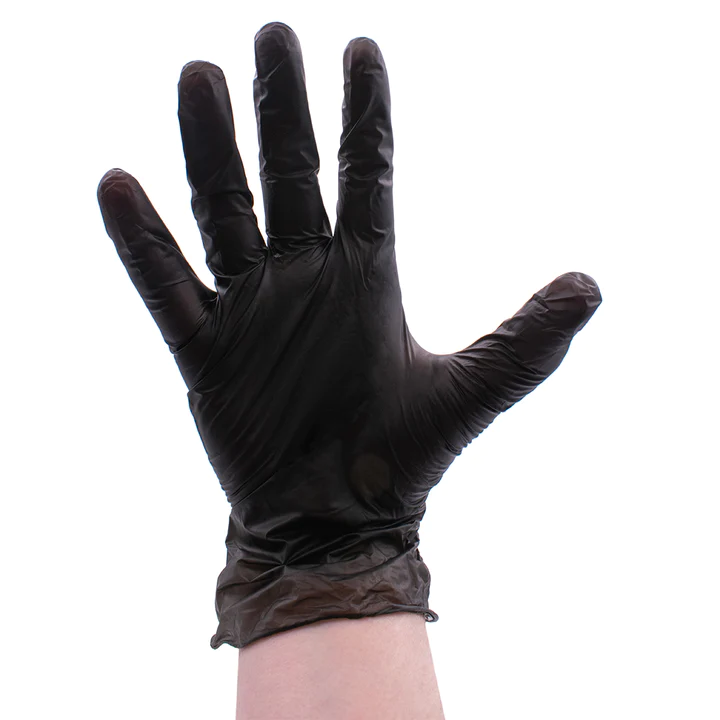 Gloves Black Vinyl Small 100 Box