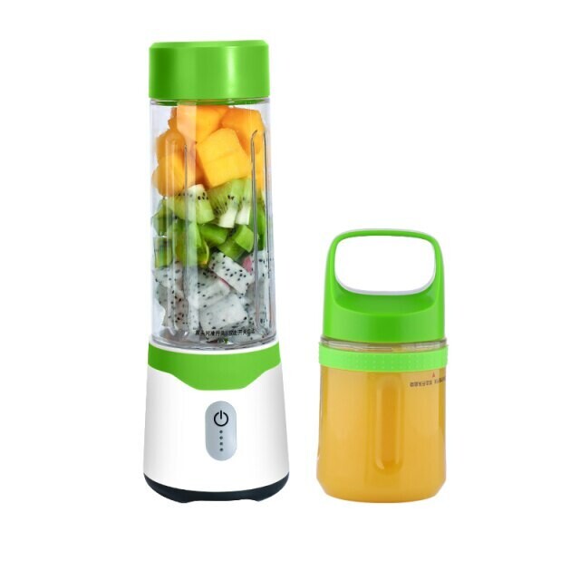 2 in 1 USB Fruit Juicer Mini Portable Mixer Smoothie Blender 6 Blades Different Colors