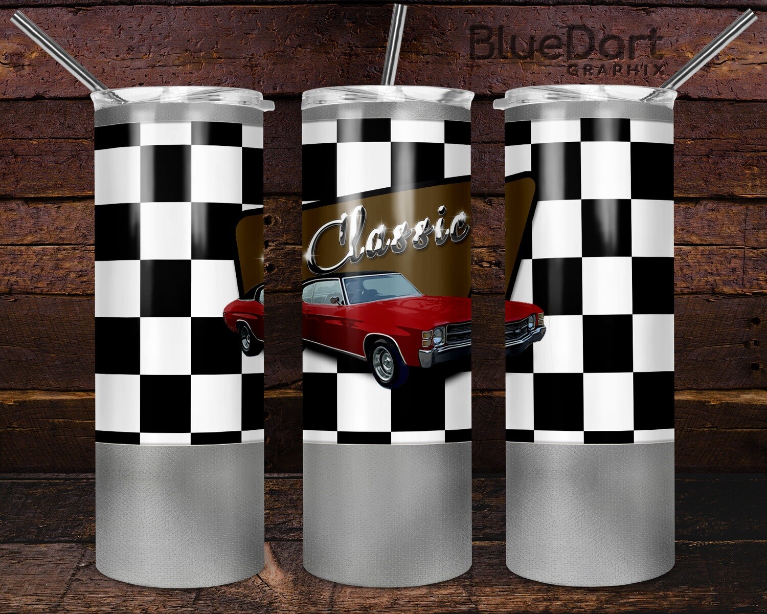 Classic 71 Chevelle | 20oz Skinny Tumbler PNG Sublimation File