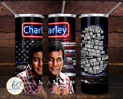 Charley Pride Songs Tumbler 20oz & 30oz Sublimation PNG FILE