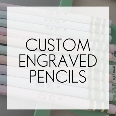 Engraved Pencils