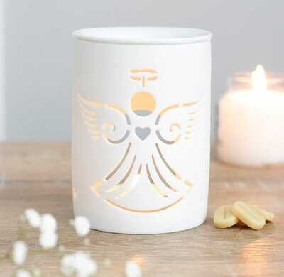 White Angel Ceramic Oil Burner \ Wax Melts Burner