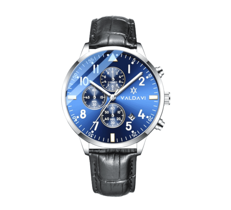 Relógio Valdavi Ocean Blue