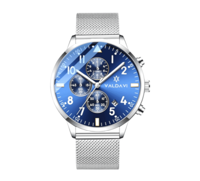 Relógio Valdavi Ocean Blue Relógio Valdavi Ocean Blue