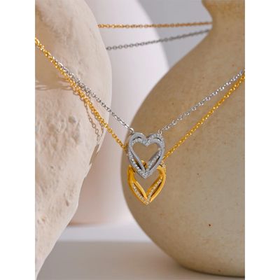 Colar Aço Coração 