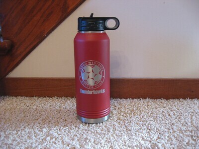 #30 - OWSC Ball Logo 32 oz Red Insulated Stainless Steel Water Bottle
