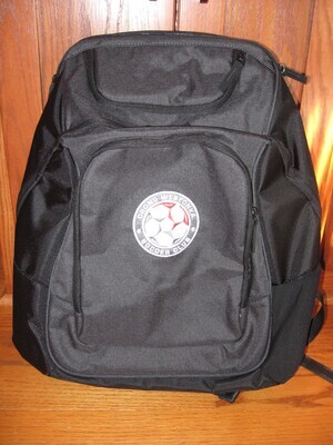 #40 Black OWSC Soccer Backpack