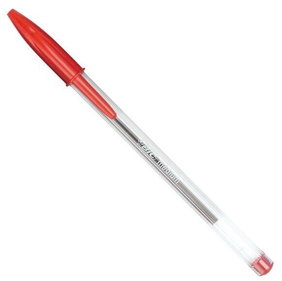 BIC CRYSTAL PENS RED