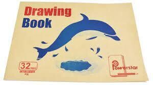 A4 DRAWING BOOK 24P WITH TISSUE