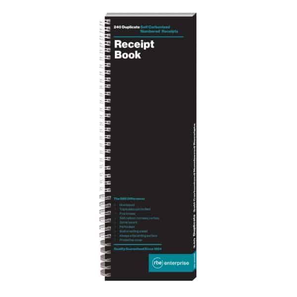 RBE CASH RECEIPT BOOK 5TV CARBON