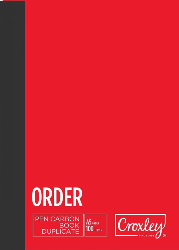 BOOK A5 DUPLICATE ORDER BOOK JD22PS