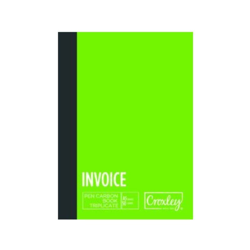 CROXLEY A5 TRIP INVOICE BOOK