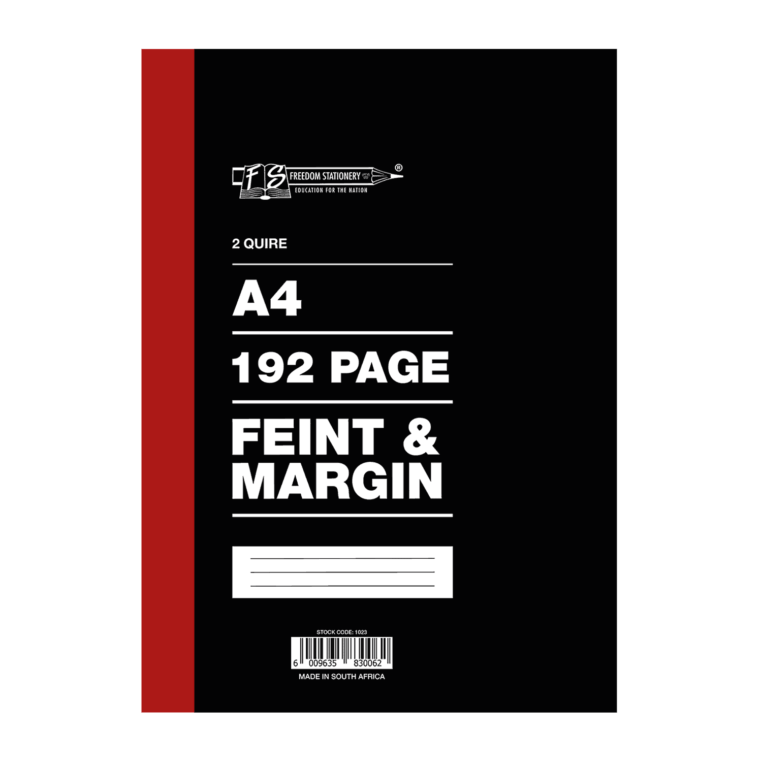 BOOK A4 HARDCOVER 192PG 2QUIRE