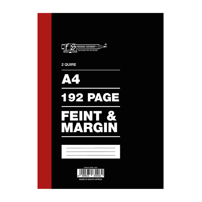 BOOK A4 HARDCOVER 192PG 2QUIRE