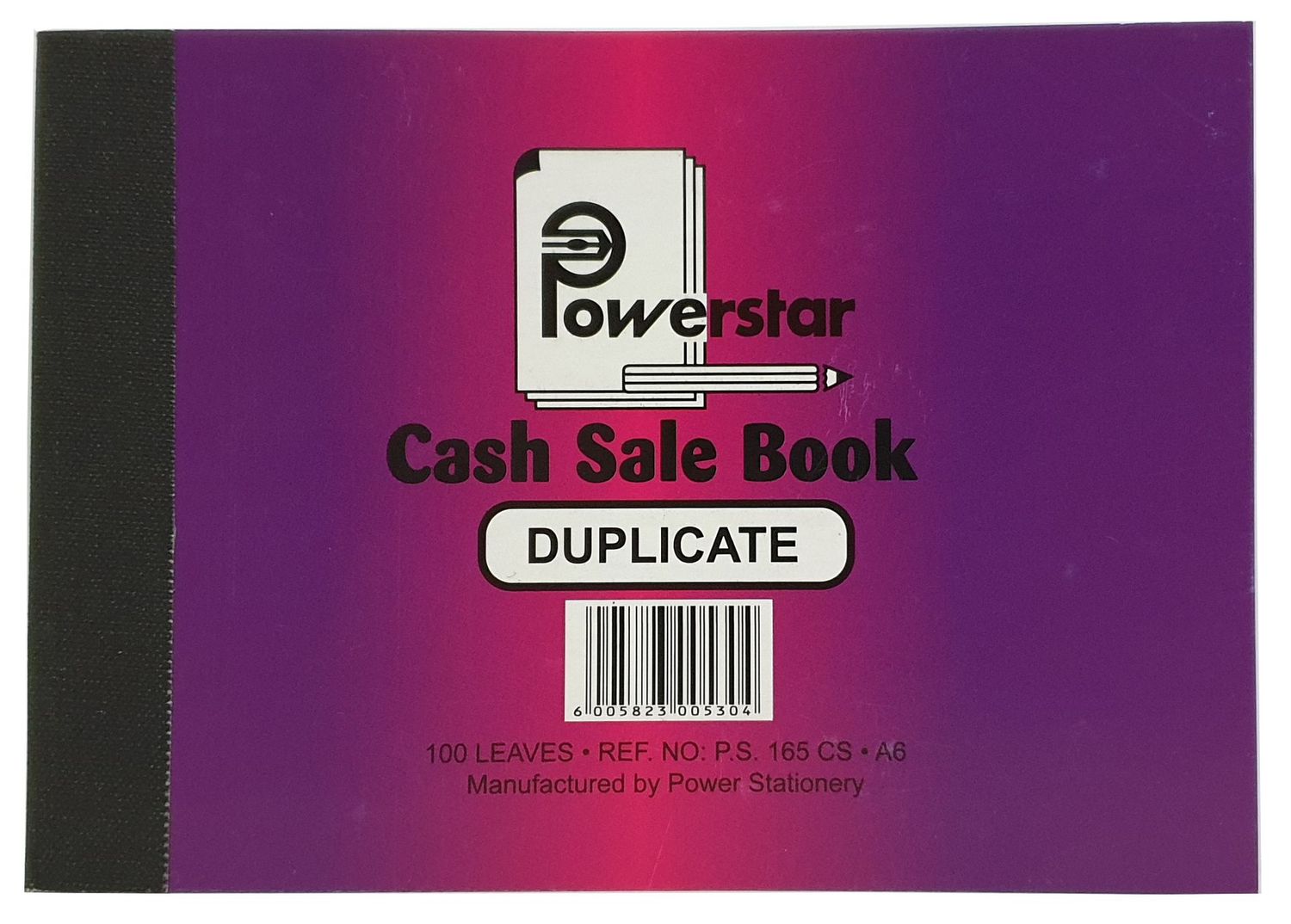 BOOK A6 DUPLICATE CASH SALE PS165CS