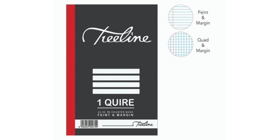 BOOK A4 HARDCOVER 96PG 1 QUIRE