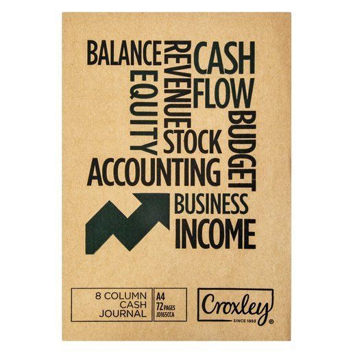 BOOKS ACCOUNTING 8 COL CASH BOOK
